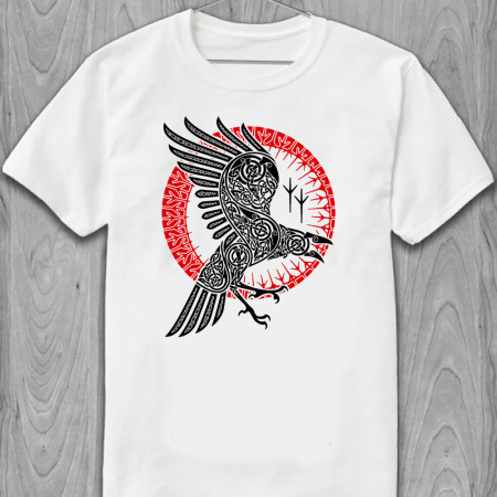 Футболка Viking Raven Symbol бавовняна