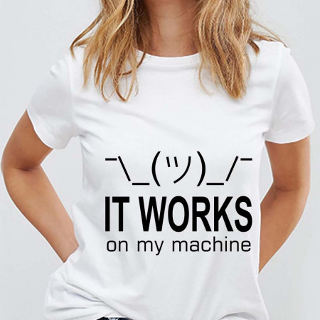 Футболка It works on my machine