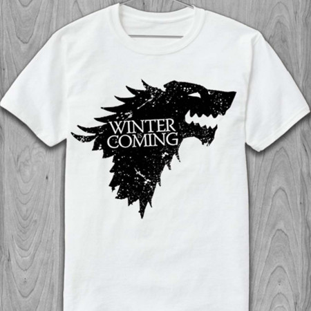 Футболка Winter is coming (Зима близко) из хлопка