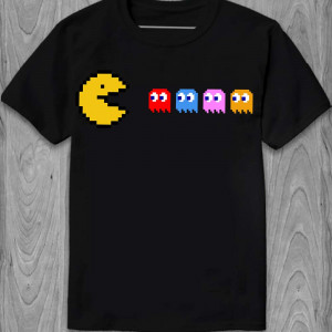 Футболка Аркадная видеоигра Pac-Man