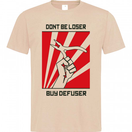 Футболка Counter-Strike: Don't be a loser, buy a defuser