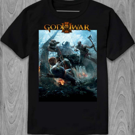 Футболка Poster God of War Video Game