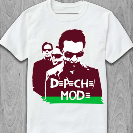 Футболка Depeche Mode art з бавовни