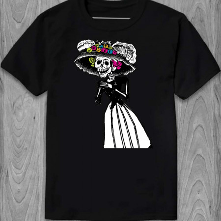 Футболка La Calavera Catrina из хлопка