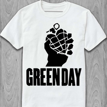 Футболка American Idiot Green Day из хлопка