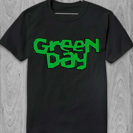 Футболка Green Day logo из хлопка