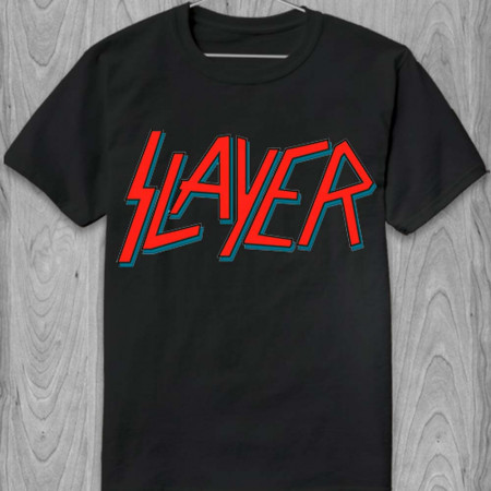 Футболка Slayer logo из хлопка