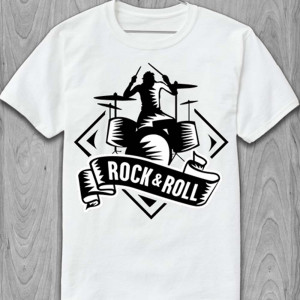 Футболка Rock N Roll (барабани) Футболка Rock N Roll (барабани)