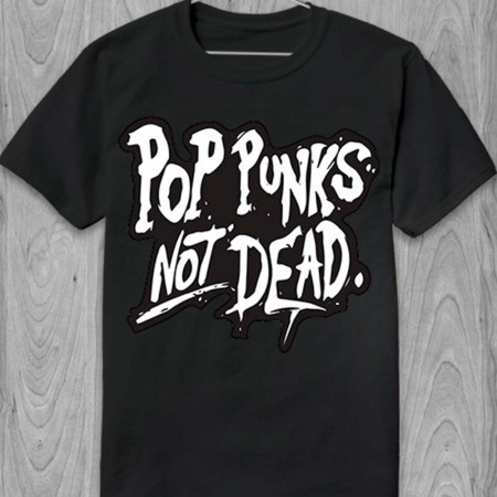Футболка Pop Punks Not Dead из хлопка