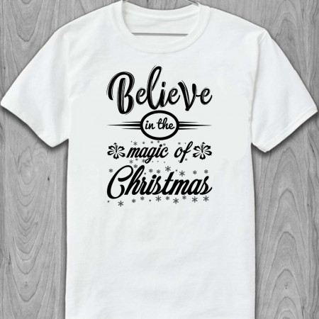 Футболка Believe in the magic of Christmas