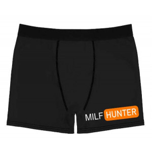 Мужские трусы с надписью MilfHunter
