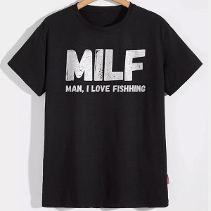 Футболка MILF, I love fishing Футболка MILF, I love fishing