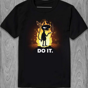 Футболка The demon says "Do it" Футболка The demon says "Do it"