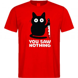 Футболка "YOU SAW NOTHІNG"