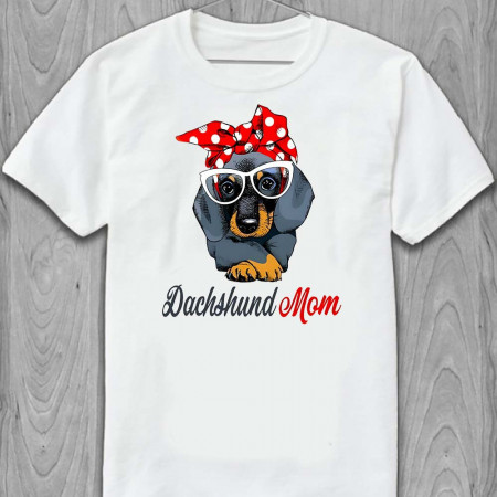 Футболка Собака Duchshund Mom