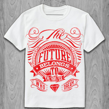 Футболка The Future Belongs those who dream