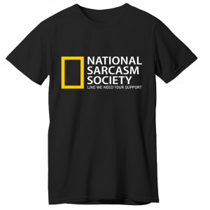 Футболка National Sarcasm Society Футболка National Sarcasm Society