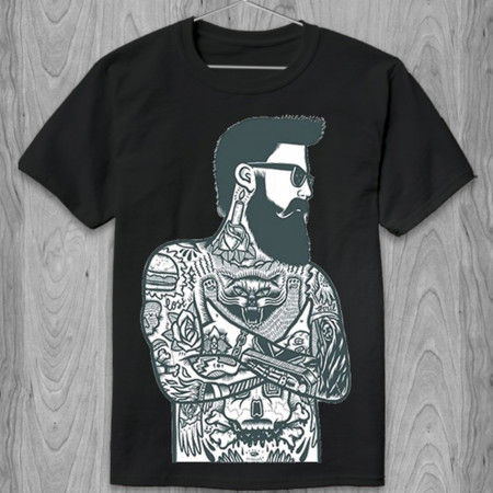 Футболка Tattooed man