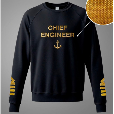 Свитшот с вышивкой Chief Engineer