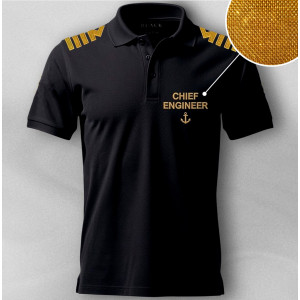 Футболка-поло з вишивкою Chief Engineer