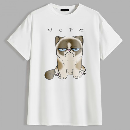 Футболка Злой кот Nope