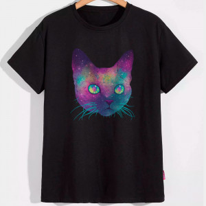 Футболка Galaxy Cat арт Футболка Galaxy Cat арт