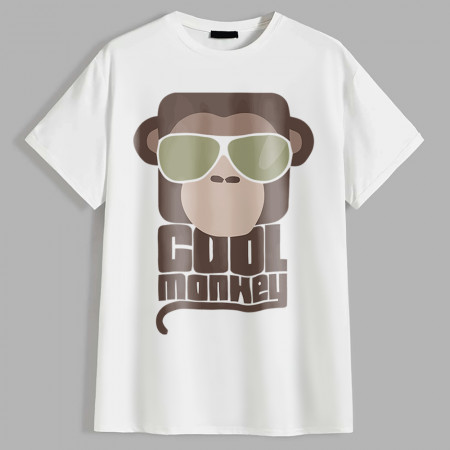 Футболка Cool monkey надпись