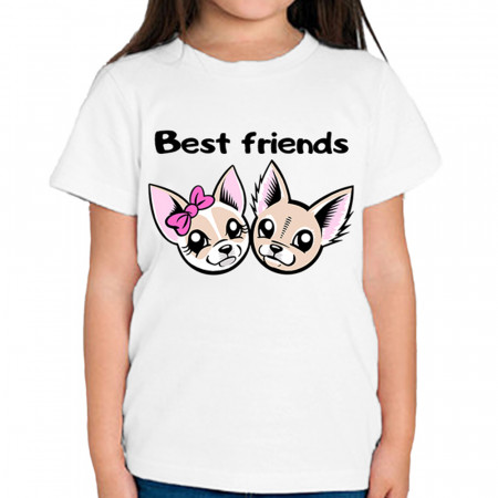 Детская футболка Чихуахуа Best friends