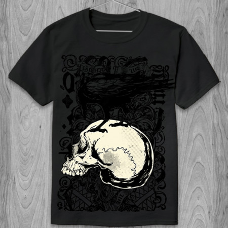 Футболка Череп (crow and skull)