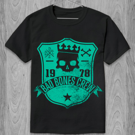 Футболка Череп (BAD BONES CREW)