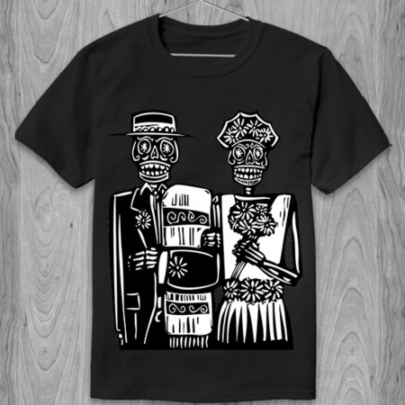 Футболка Скелеты (Skeletons couple)