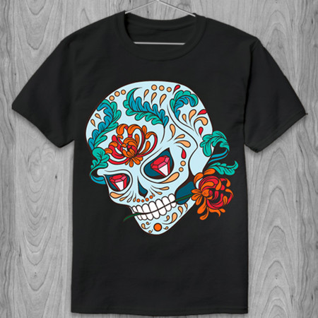 Футболка Череп (Mexican style)