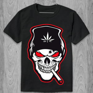 Футболка Череп (smokeweed skull) Футболка Череп (smokeweed skull)