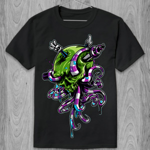 Футболка Череп (Skull octopus)