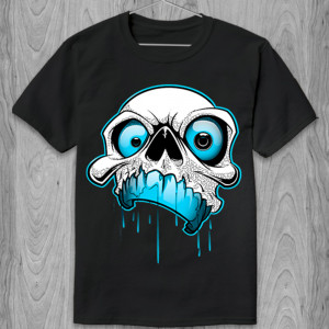 Футболка Череп (Blue skull)