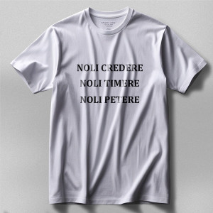 Футболка NOLI CREDERE NOLI TIMERE NOLI PETERE Футболка NOLI CREDERE NOLI TIMERE NOLI PETERE