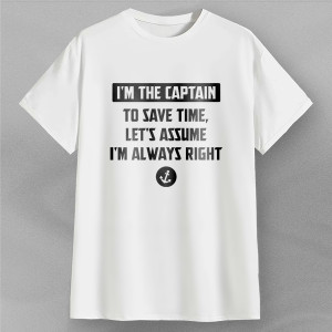 Футболка I'M THE CAPTAIN TO SAVE TIME