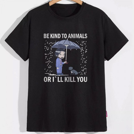 Футболка Джон Уик Be kind to animals