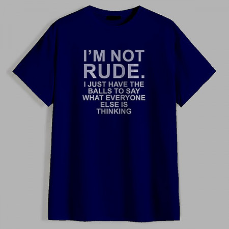 Футболка I'M NOT RUDE
