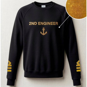 Свитшот с вышивкой 2nd-engineer