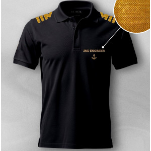 Футболка-поло з вишивкою 2nd Engineer