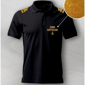 Футболка-поло з вишивкою 2nd Officer