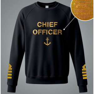 Свитшот с вышивкой Chief Officer