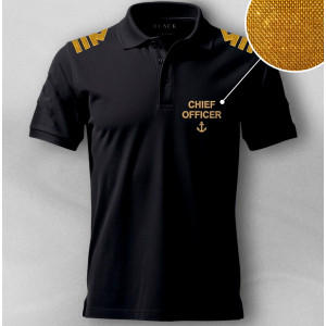 Футболка-поло з вишивкою Chief Officer