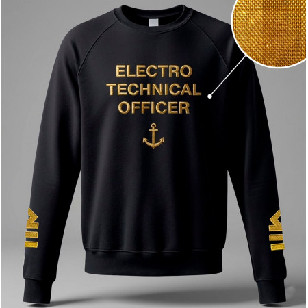 Свитшот с вышивкой Electro-Technical Officer