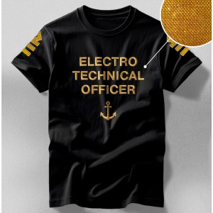 Футболка с вышивкой Electro-Technical Officer