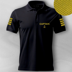 Футболка-поло с вышивкой Captain