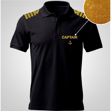 Футболка-поло с вышивкой Captain