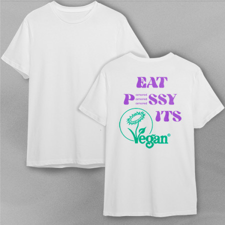 Футболка Eat Pussy It`s vegan