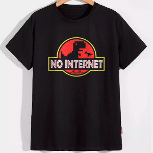 Футболка No internet